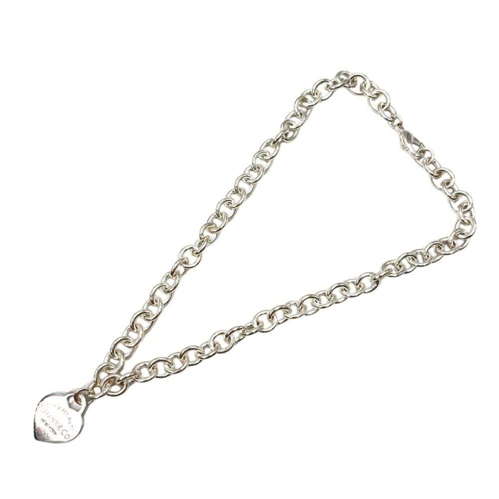 TIFFANY Silver Heart Necklace - Picture 6 of 7